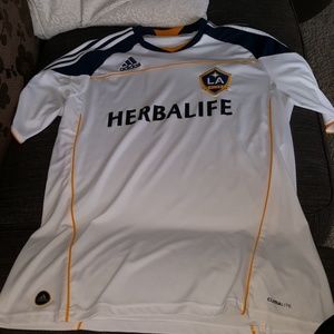 EUC Men's  LA Galaxy  soccer jersey size M